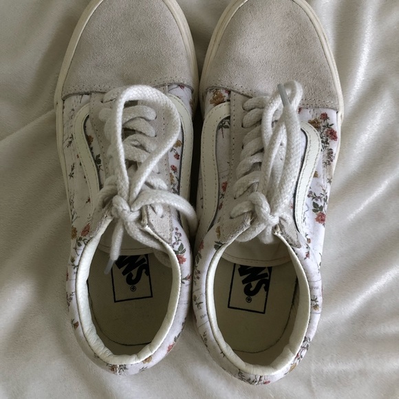 Vans Vintage Old Skool Sneakers Floral/Marshmallow - Picture 7 of 8